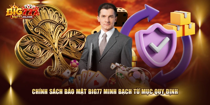 Chính sách bảo mật BIG77 minh bạch từ mục quy định